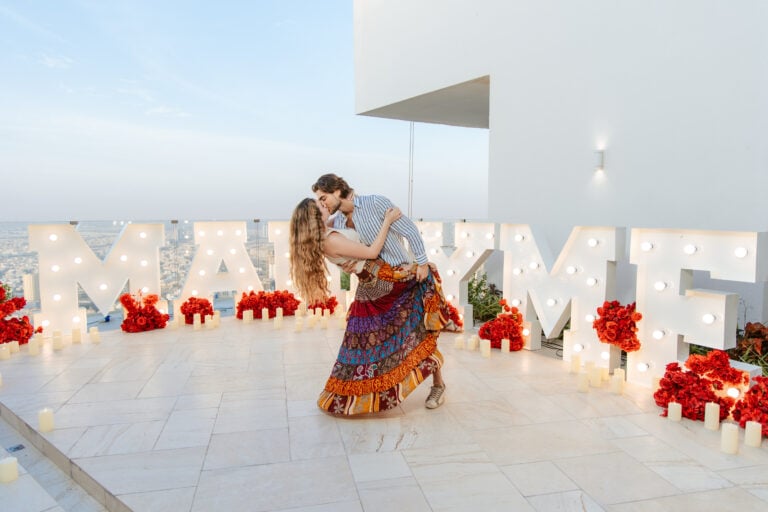 Presidential Suite Rooftop Proposal | Burj Khalifa View by Qrated Event