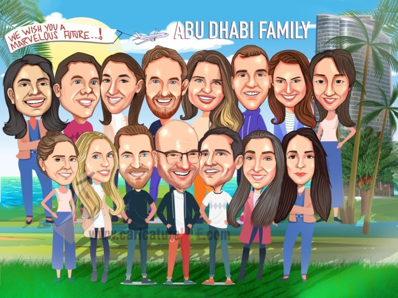 Live Caricature Fun with Caricature UAE by Caricature UAE